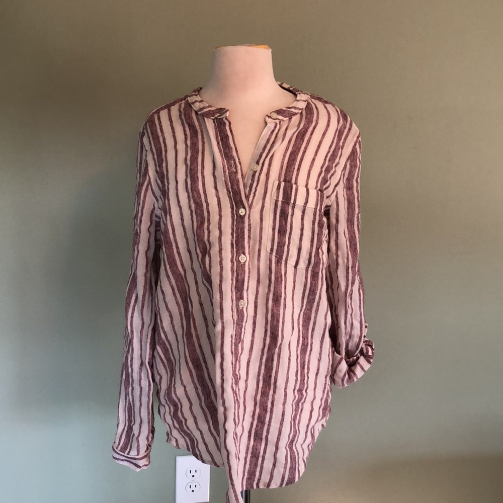 Lucky brand button up tunic